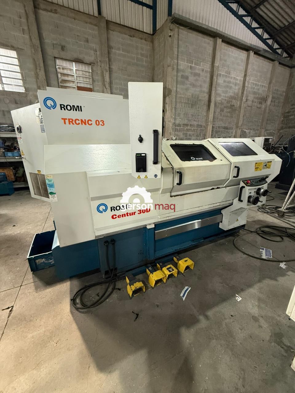 TORNO CNC ROMI CENTUR 30D - PLACA HIDRAULICA - ANO 2014